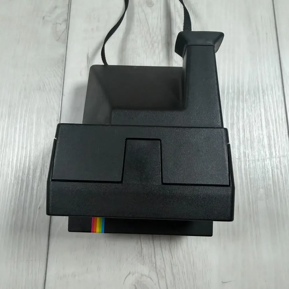 Polaroid OneStep Flash 600 Red Stripe Instant Film Camera